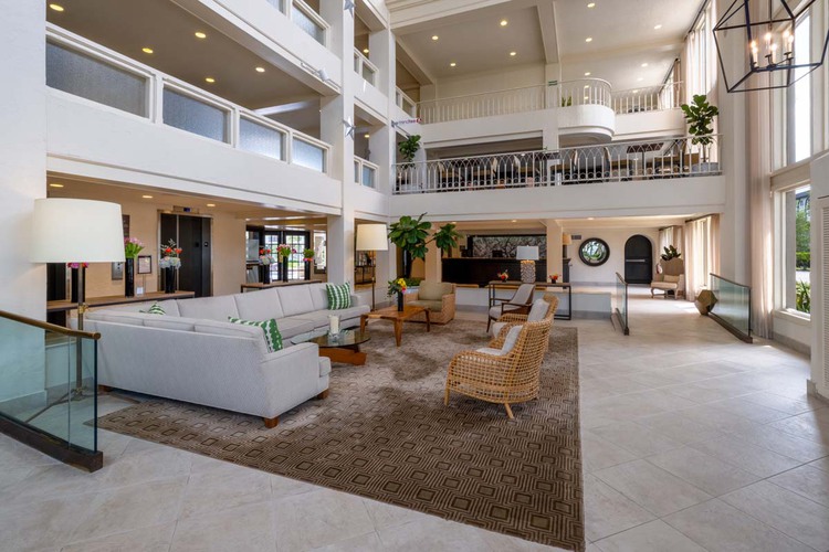 Lobby with seating areas